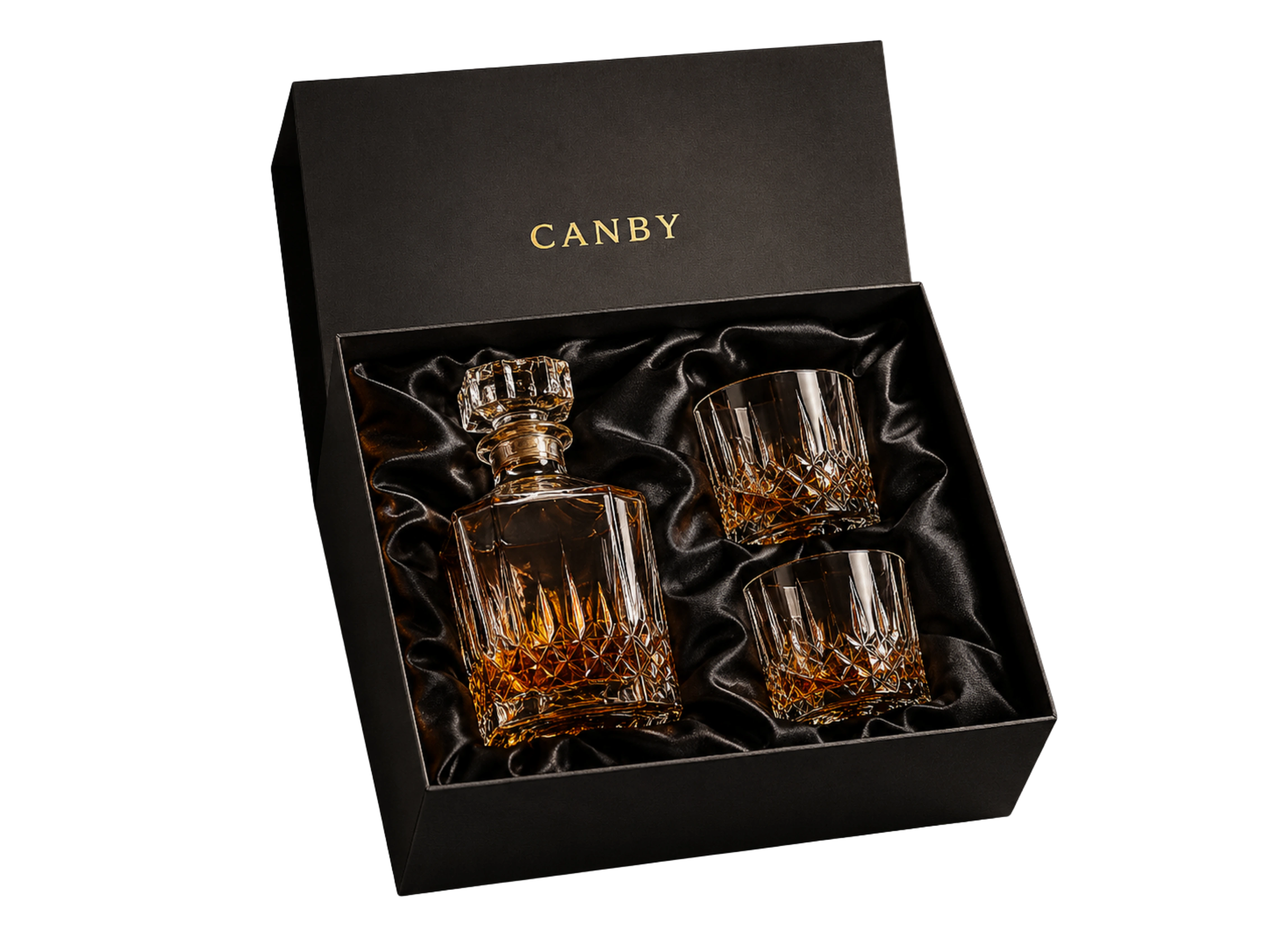 CANBY crystal decanter gift set